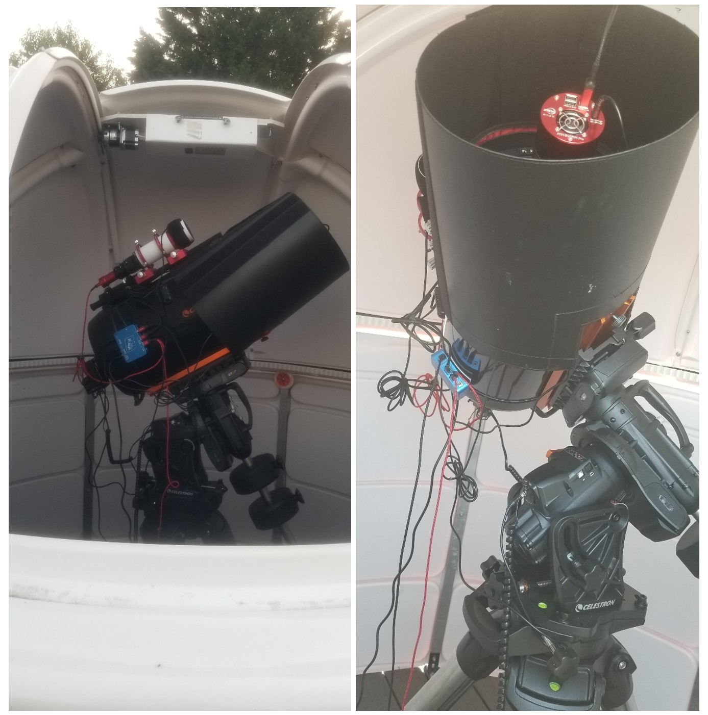ALPHA telescope fully assembled in observatory