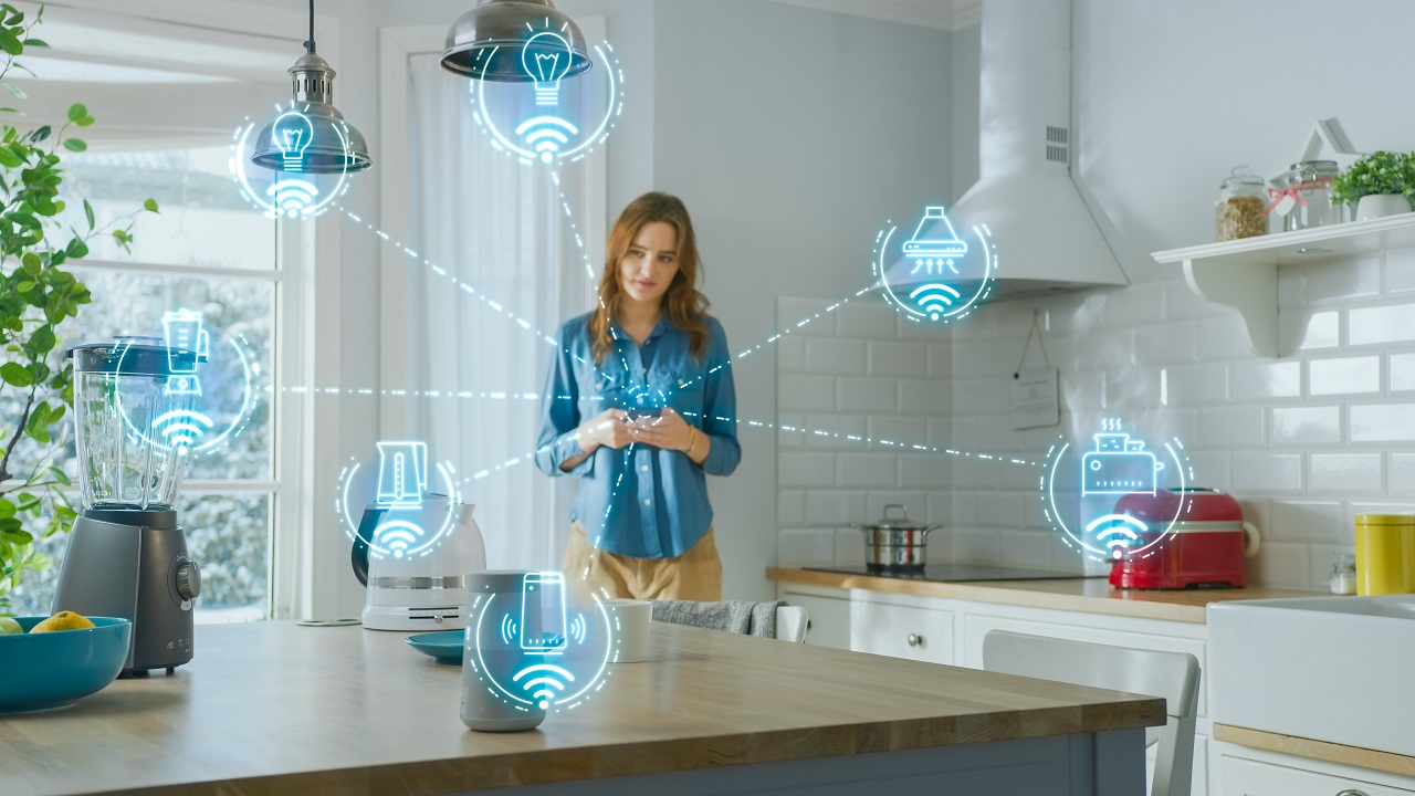 Internet of Things Interconnected WiFi devices in household