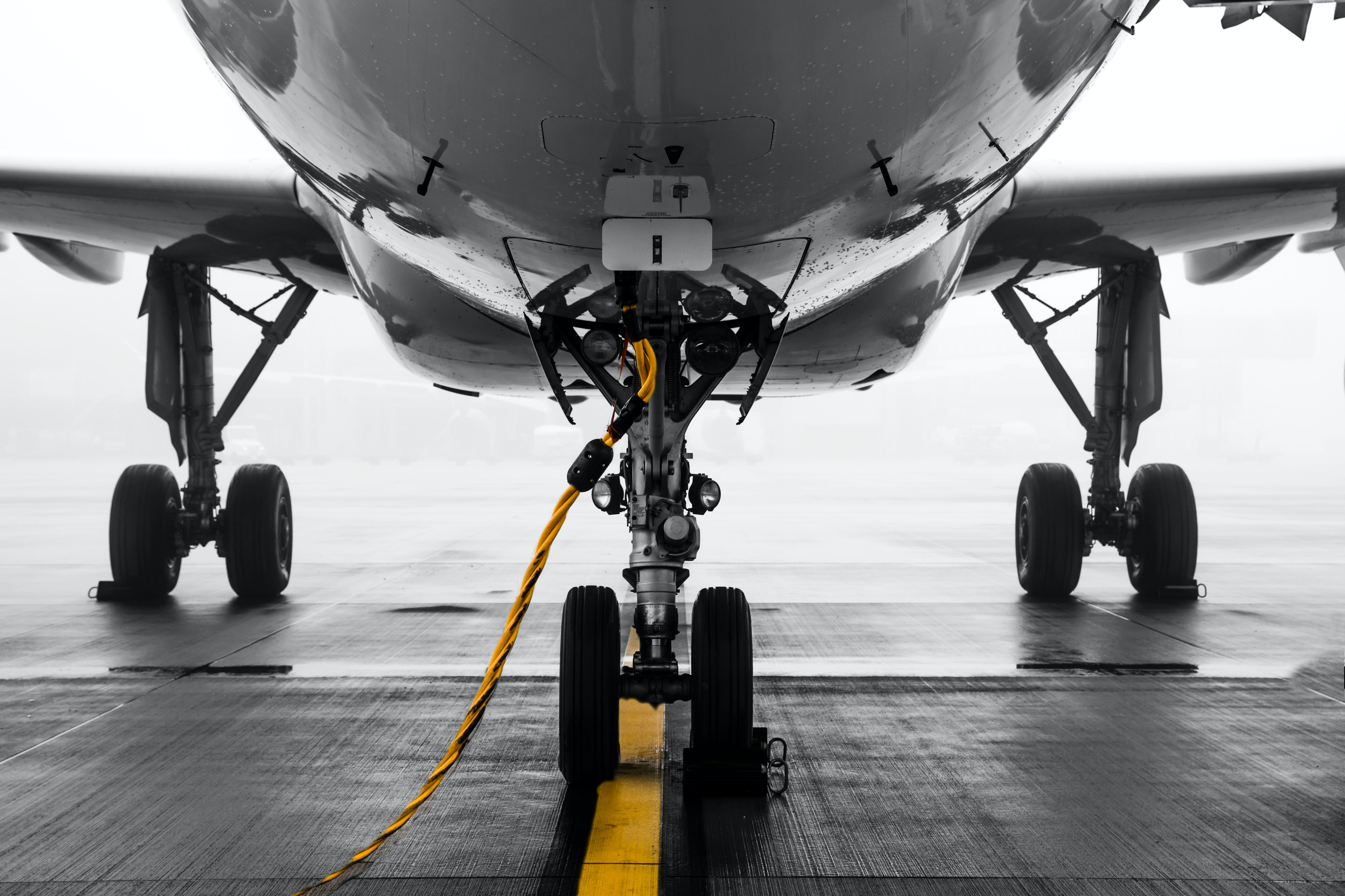 Aircraft Landing Gear Point of View