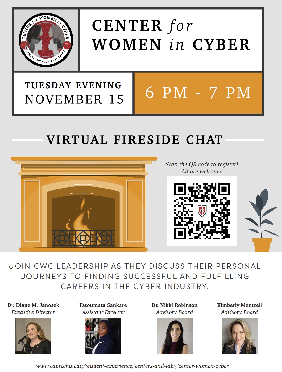 CWC Fireside Chat Flyer
