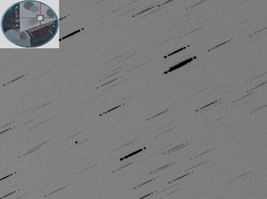 GIF of Cacus closest approach and speed of 20 arcsec/min