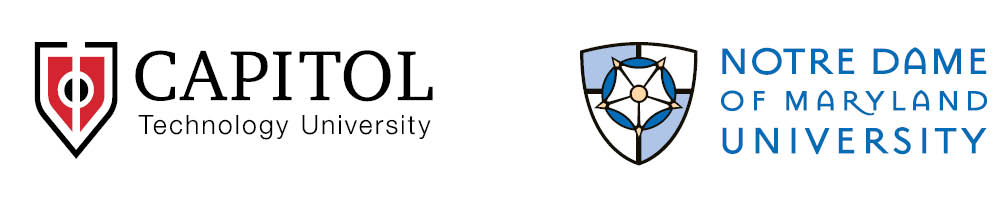 Capitol Technology University and Notre Dame of Maryland University logo