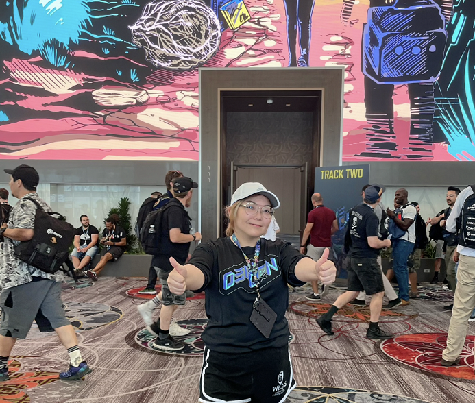 Carmela Gonzales at DEF CON conference