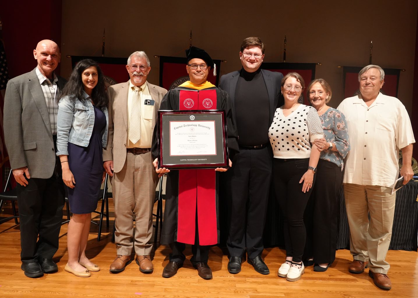 Dr. Andre' Mendes with family