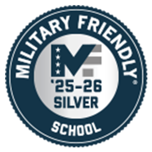 Military Friendly School Silver Seal for 2025–2026