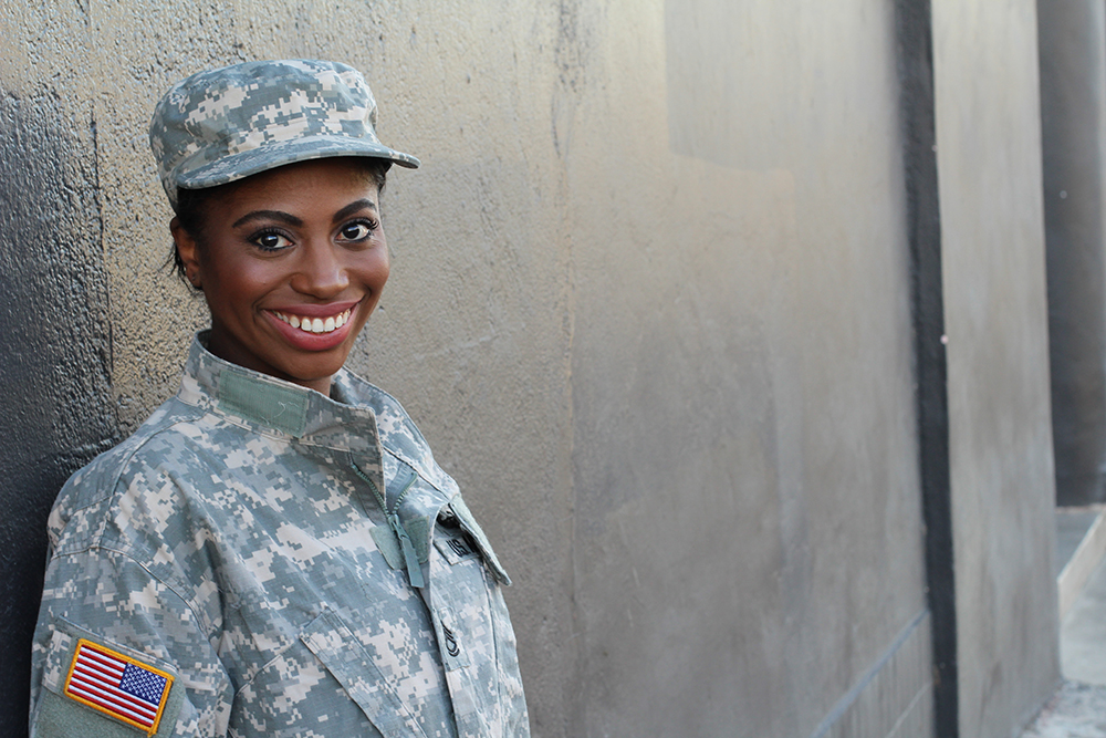 Stock photo of a soldier