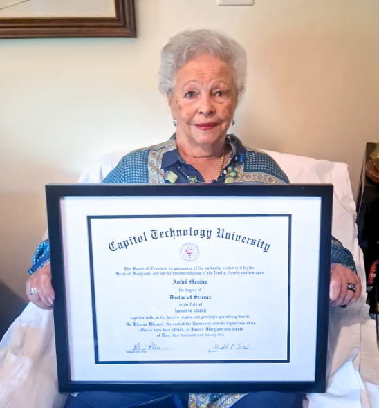 Mother of Dr. Andre' Mendes, Rosa Maria Mendes