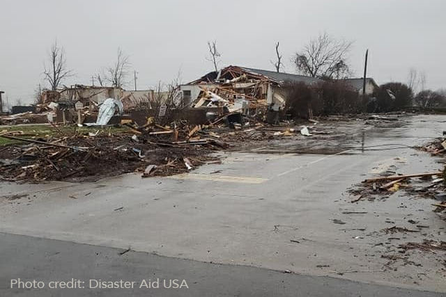 Photo Disaster Aid USA 2021 Kentucky Tornado Disaster Site