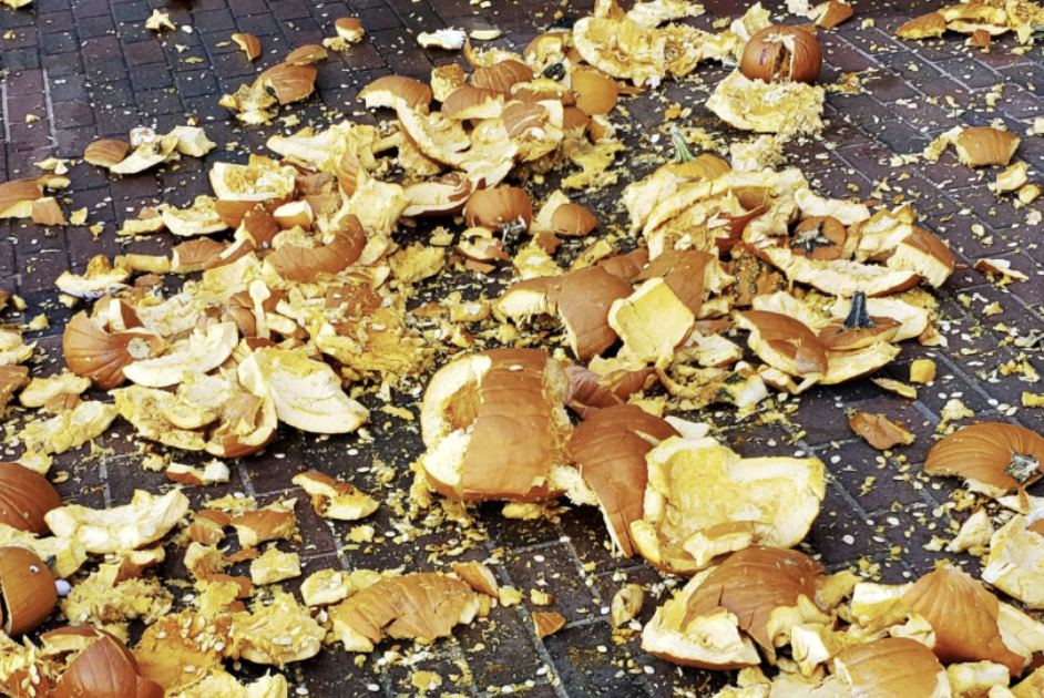 smashed pumpkins