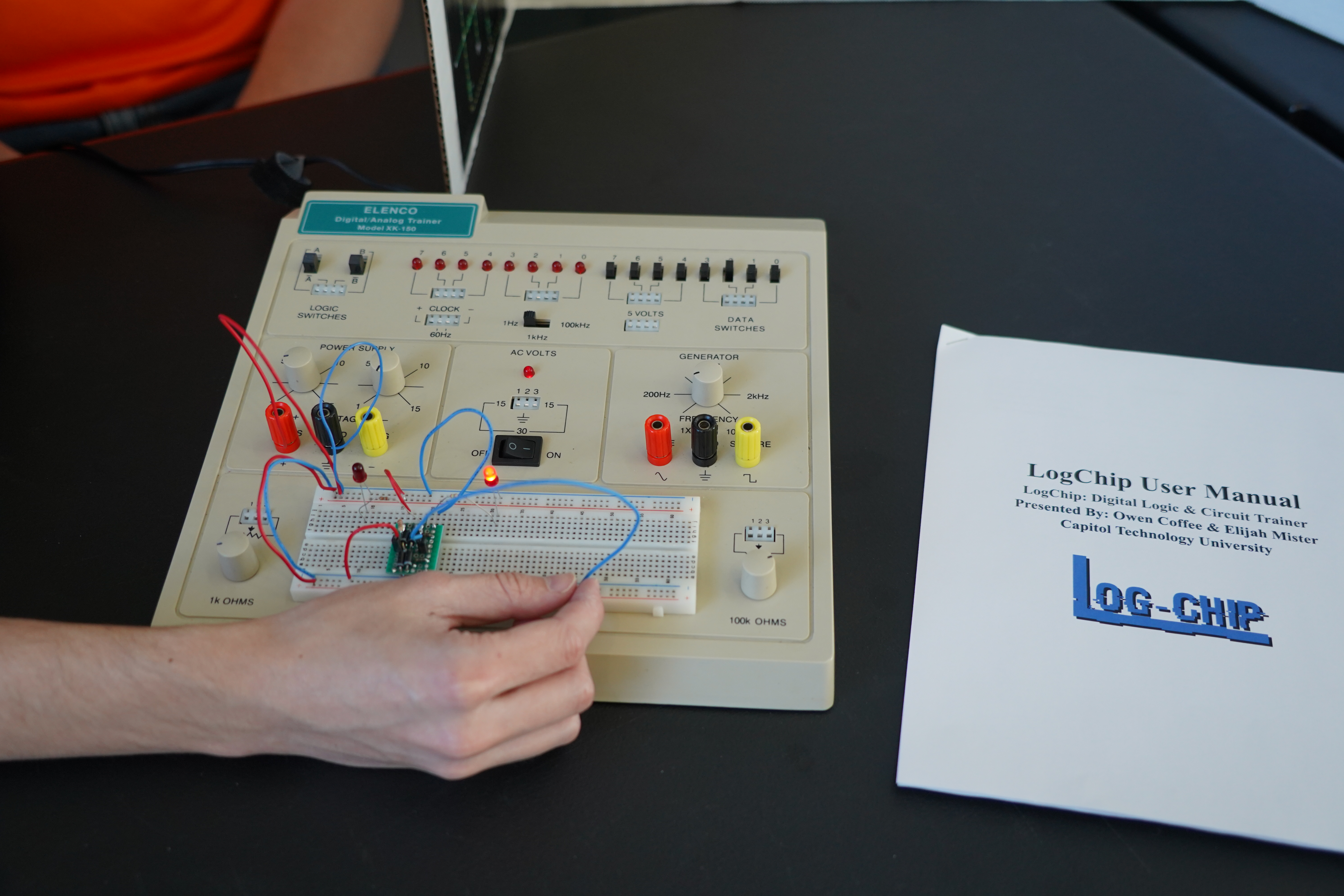 Student Project Log Chip PCB Board Training Device