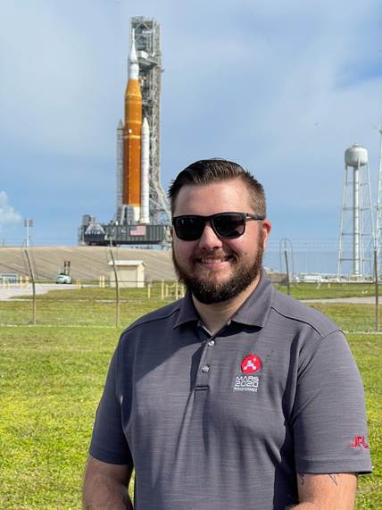 Jeff Williams Capitol Technology University Alumni with the Artemis-1 mission