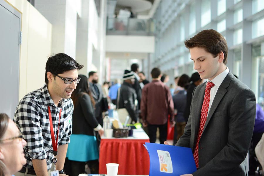 job fair at university