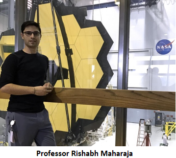 Rishabh Maharaja, Astronautical Engineering Professor and flight operations engineer at Nasa
