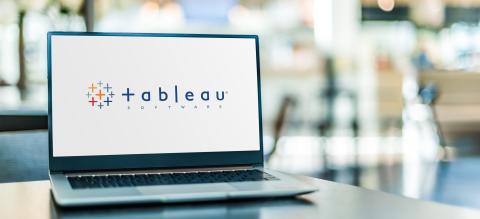 tableau software on computer screen