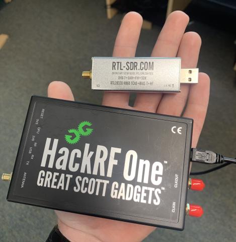 HackRF One Antenna Feed for Satellite Ground Station