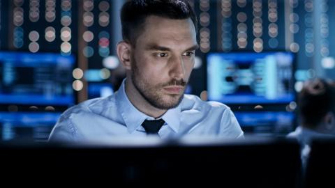 Stock photo cyber guy