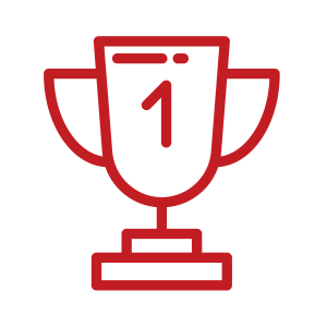 trophy with #1 clipart