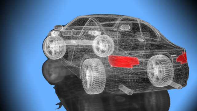 model of a car showing what does a mechatronics engineer do in automotive